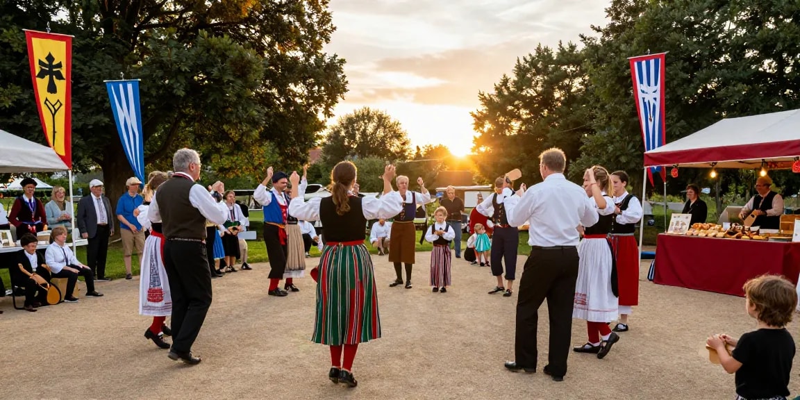m98 ฝากถอนออโต้ มือถือ - Festive Breton cultural event at Park du Thabor with music, dance, and local delicacies.