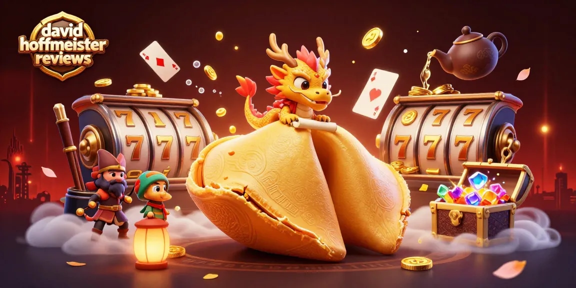 david hoffmeister reviews showcases a vivid casino world with fortune cookies and mystic dragons.