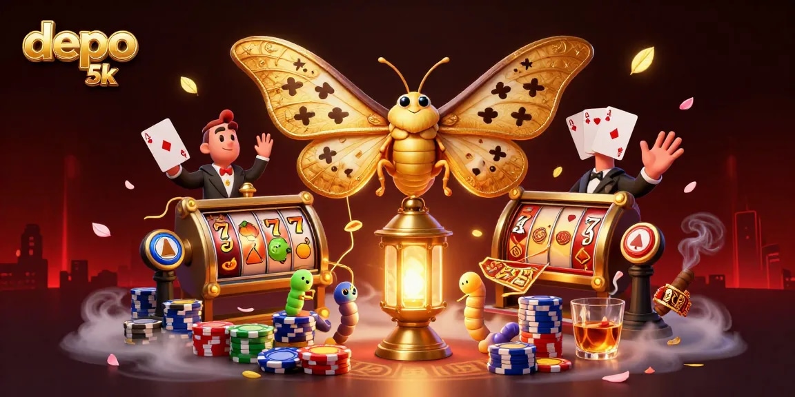 Experience the excitement of depo 5k slots with vibrant gaming elements and dynamic compositions.