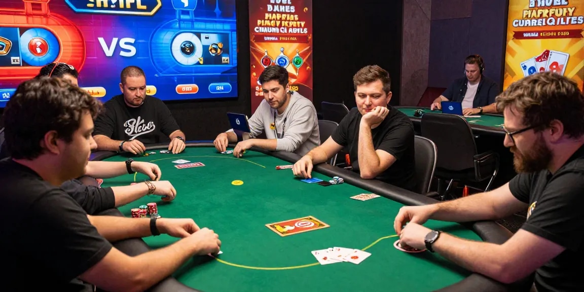 Players enjoying online gaming at https://b52club.radio.fm/ with colorful graphics and competitive atmosphere.