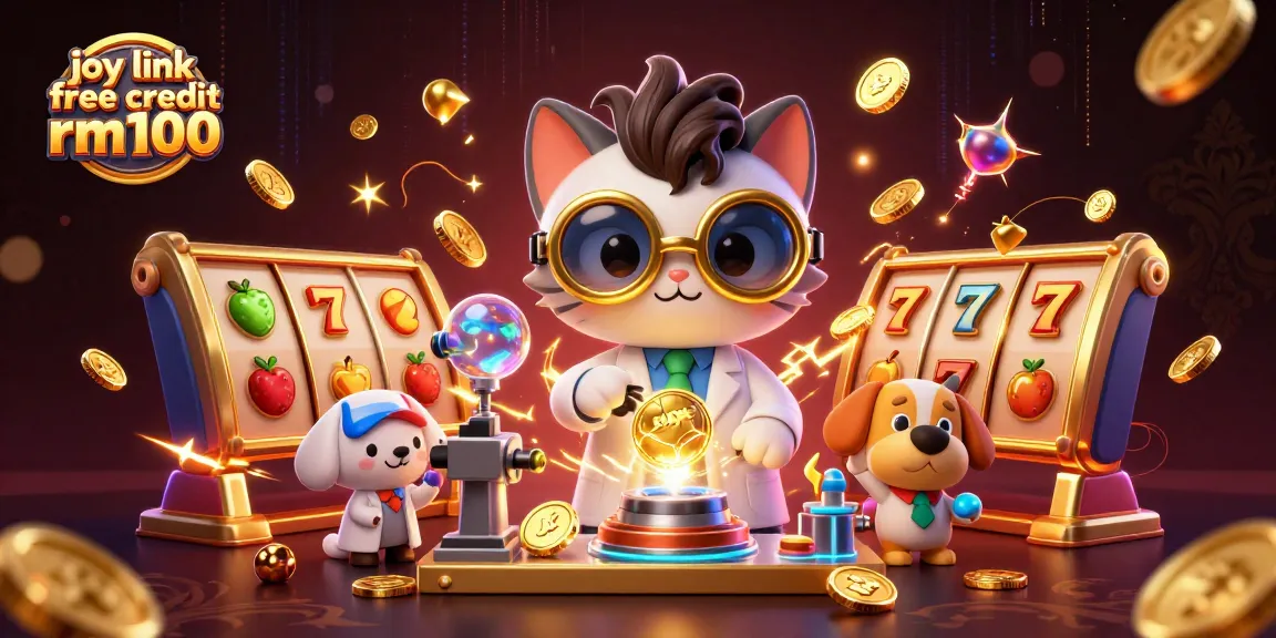 Check out the joy link free credit rm100 vibrant slot game scene with engaging elements and characters.