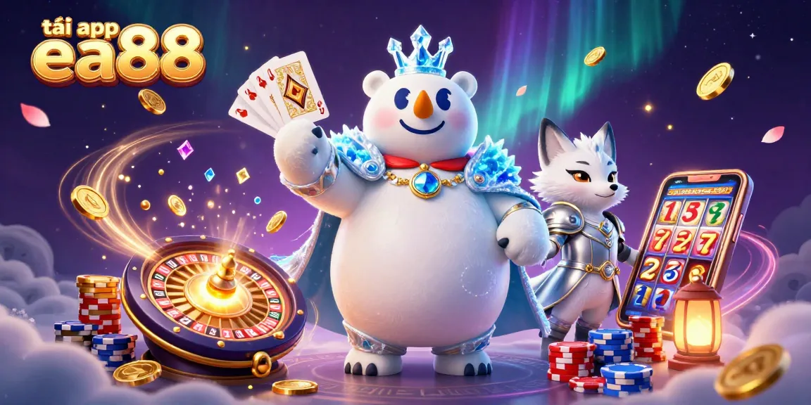 Experience the thrill of tải app ea88 with a captivating 3D scene full of casino action.