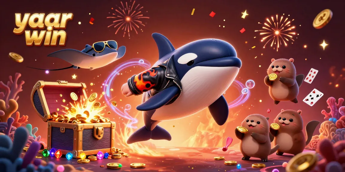 Experience the excitement of yaar win with animated underwater characters and casino themes!