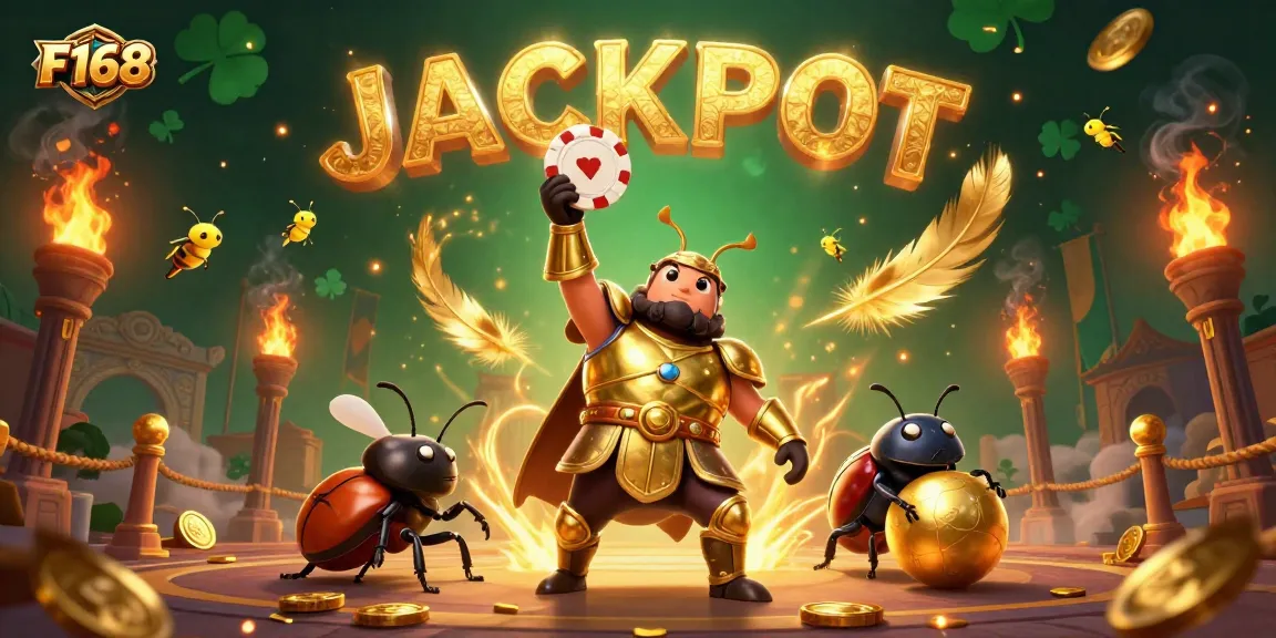 Join the thrill at F168 for an exciting jackpot experience with vibrant, engaging visuals.