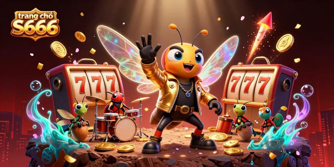 Experience the excitement on trang chủ S666 with vibrant scenes from a dynamic casino environment featuring 3D characters.