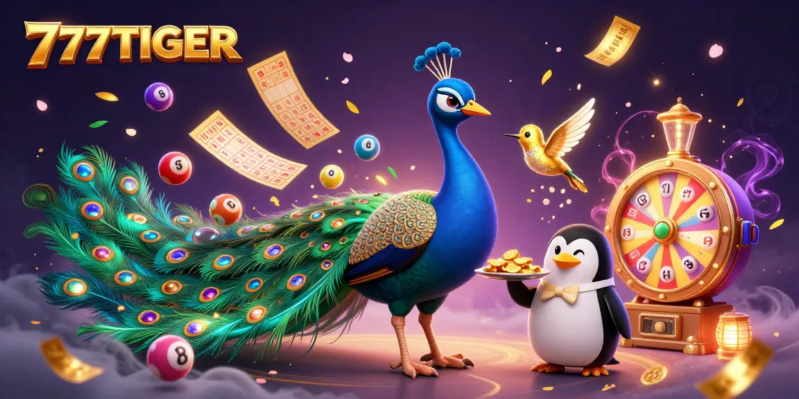 Engage with the 777TIGER casino experience through vibrant 3D illustrations showcasing unique gambling elements.