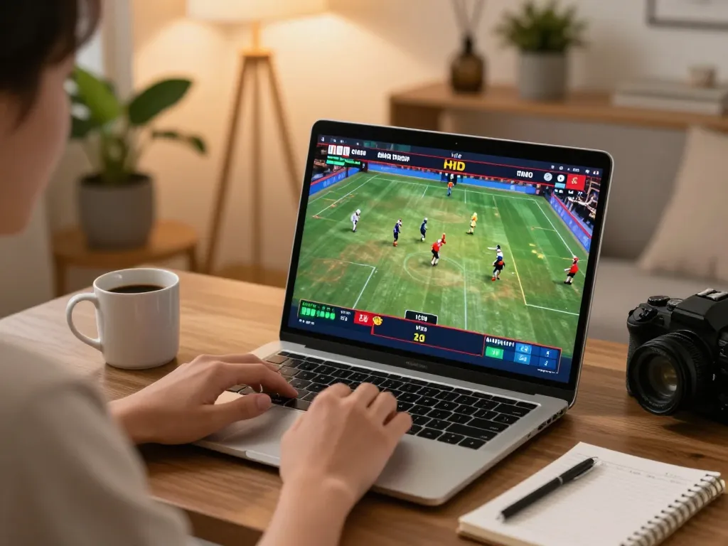 Tham gia đá gà thomo HD trực tiếp trên laptop tại nhà, minh họa trải nghiệm đánh bạc trực tuyến.
