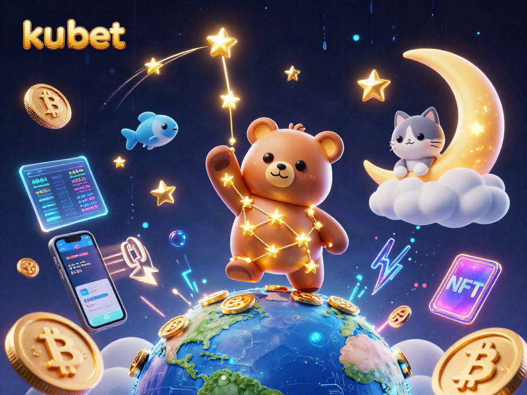 Join the fun at ku bet, where golden stars meet crypto excitement in a vibrant digital casino.