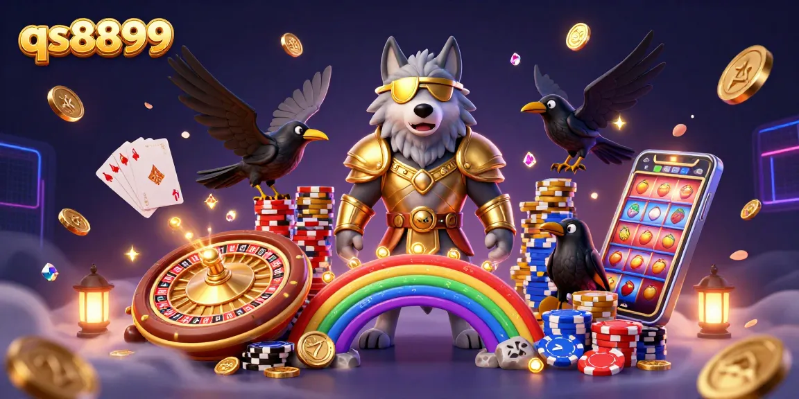 Experience thrilling jackpot wins with qs8899 in a vibrant 3D casino world filled with gaming excitement!