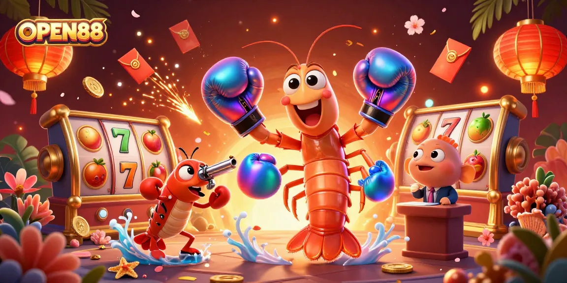 Engage with thrilling gameplay experiences at OPEN88's dynamic online casino featuring vibrant characters and exciting elements.