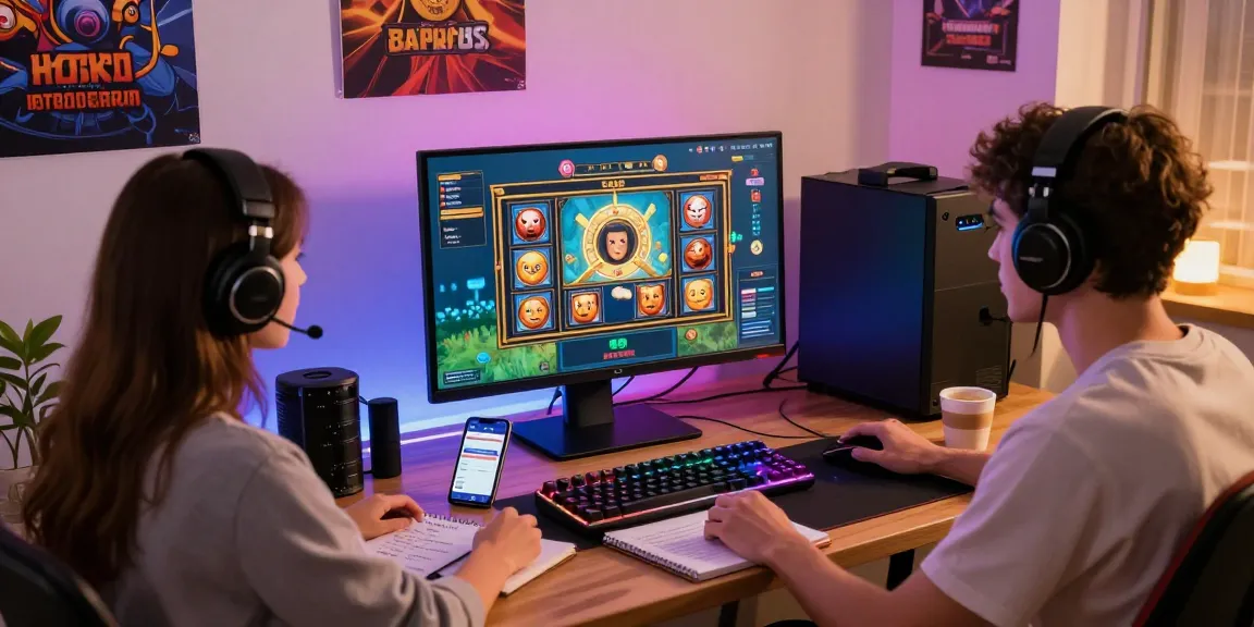 Pengalaman bermain SUPER59 link alternatif di rumah dengan antarmuka penuh warna dan peralatan gaming modern.