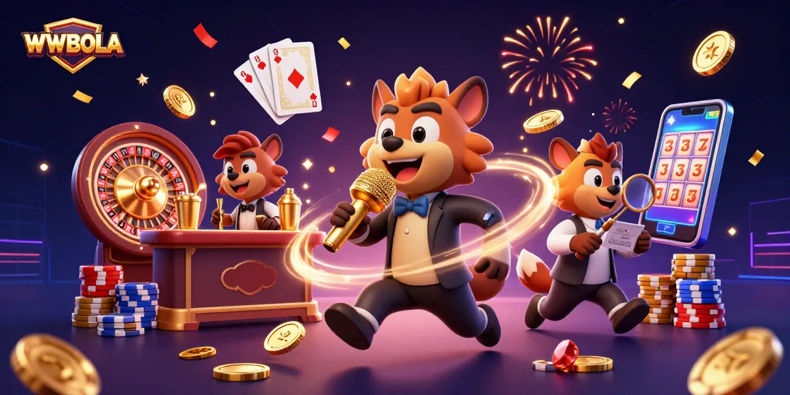 Memenangkan slot di WWBOLA dengan kombinasi hyena ceria dan elemen kasino menarik.