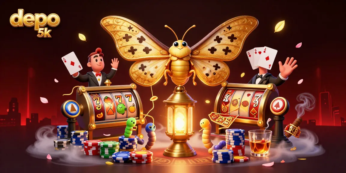Experience the excitement of depo 5k slots with vibrant gaming elements and dynamic compositions.