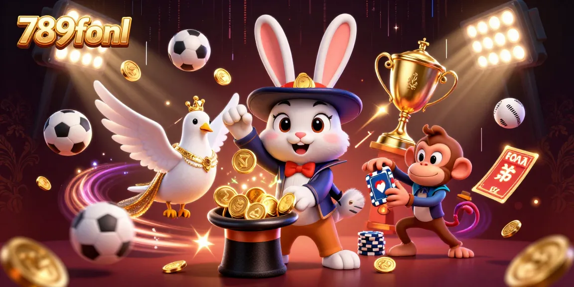 Experience the thrill of 789fonl with a captivating casino scene featuring magical characters and dynamic gaming elements.