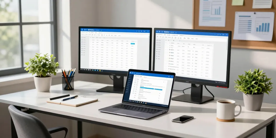 Professional workspace showcasing WPS Official Website application in use to enhance productivity.