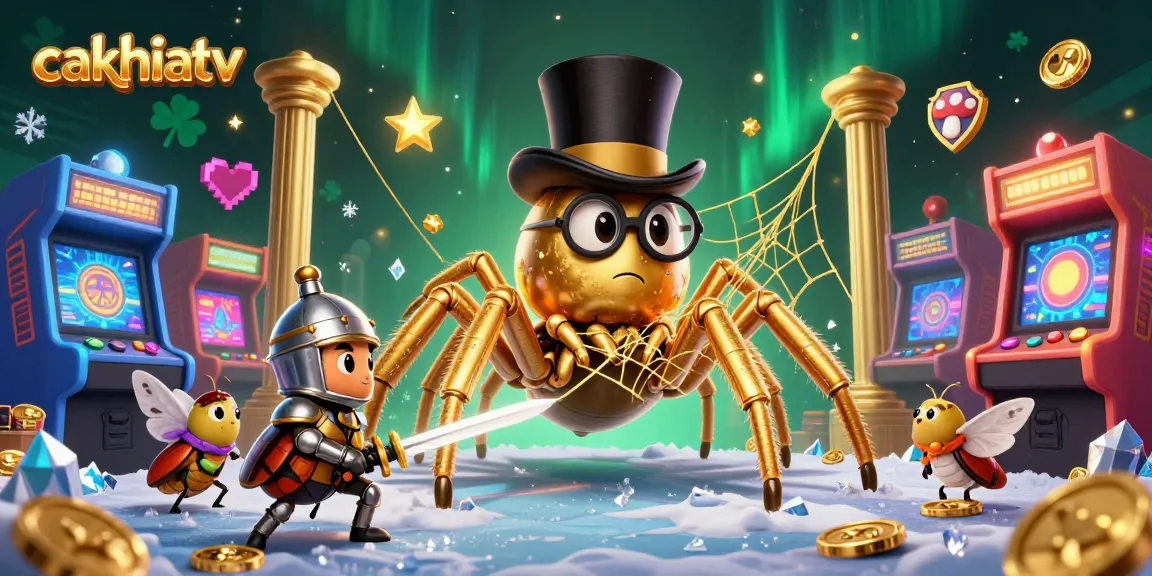 Cakhiatv delivers thrilling online gaming experiences with a vibrant 3D scene showcasing excitement and adventure.