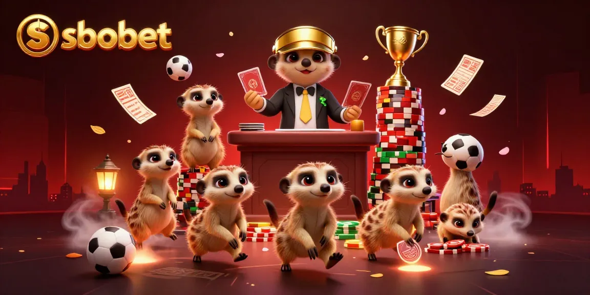 Experience sbobet sports betting action with meerkat dealers and dynamic betting elements.