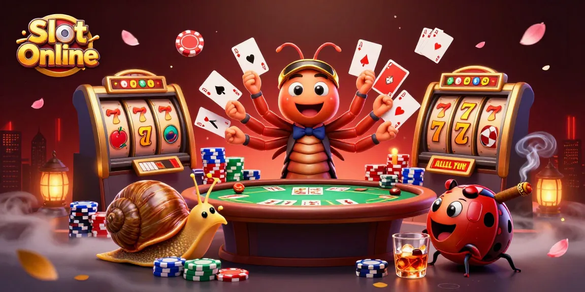 Spin the thrill at Slot Online with vibrant 3D characters, shimmering chips, and animated jackpot reels.
