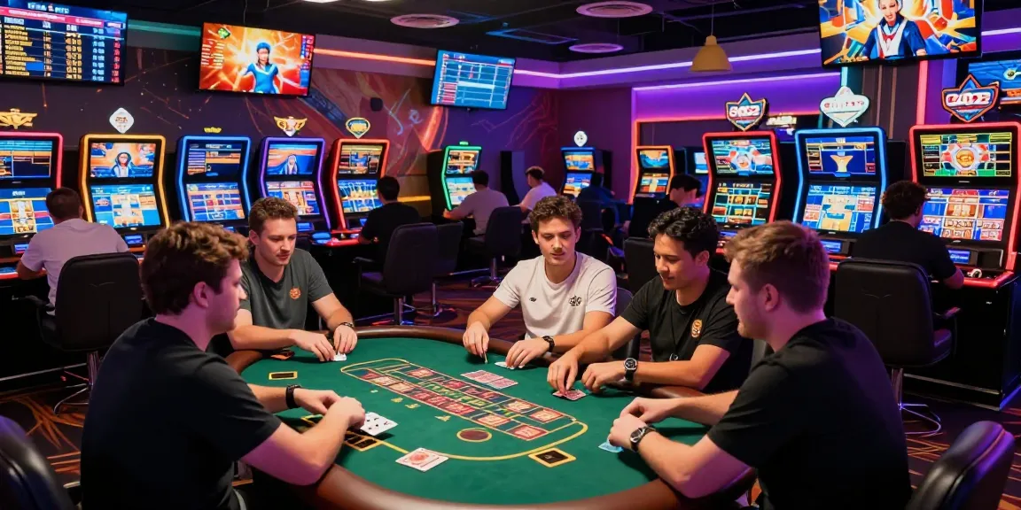 Exciting B52 đăng nhập scene showcasing engaging casino games with players winning highlights and vibrant atmosphere.