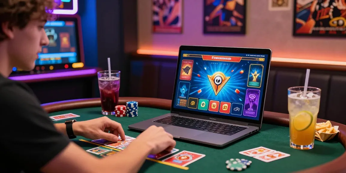 Exciting online gaming atmosphere at https://gemwin.pics/, showcasing a player immersed in card games with vibrant graphics and engaging environment.