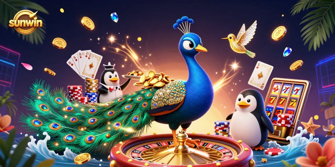 Experience thrilling gameplay at sunwin with vibrant casino elements and engaging characters.