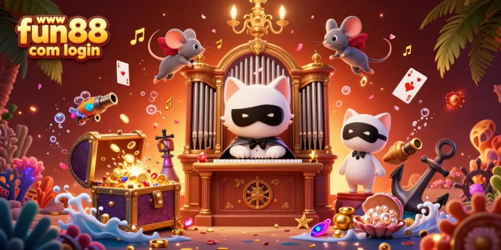 Win big with www fun88 com login in this vibrant 3D casino scene filled with excitement and fun.