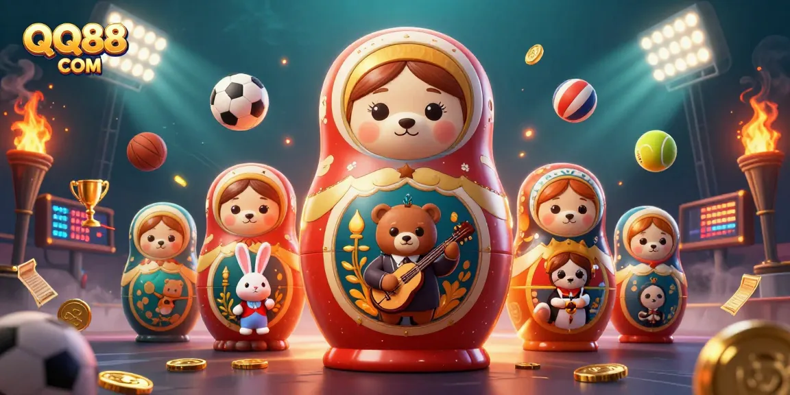 Engage with exciting games at QQ88 COM featuring vibrant casino elements and characters.