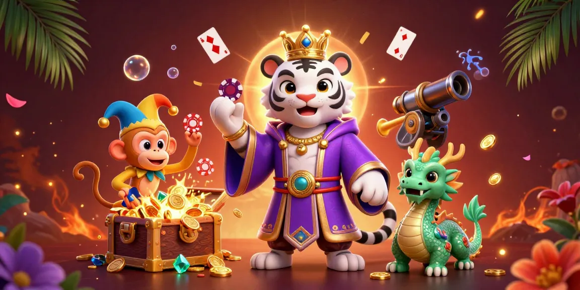 Engage with 88vv's thrilling casino world featuring vibrant characters and dynamic gambling elements