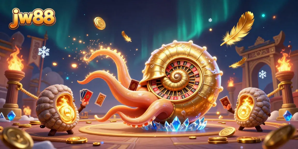 Win big at jw88 with immersive 3D casino adventures featuring glowing creatures and dynamic gameplay.