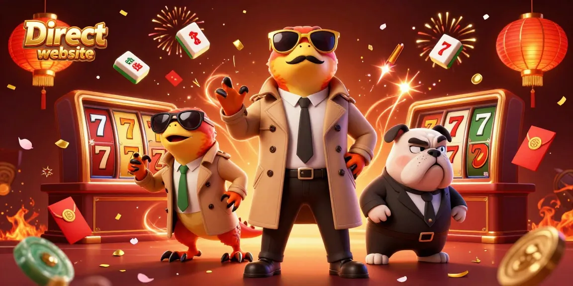 Engage with the thrilling world of the Direct website featuring 3D raptors trying to sneak into a casino.