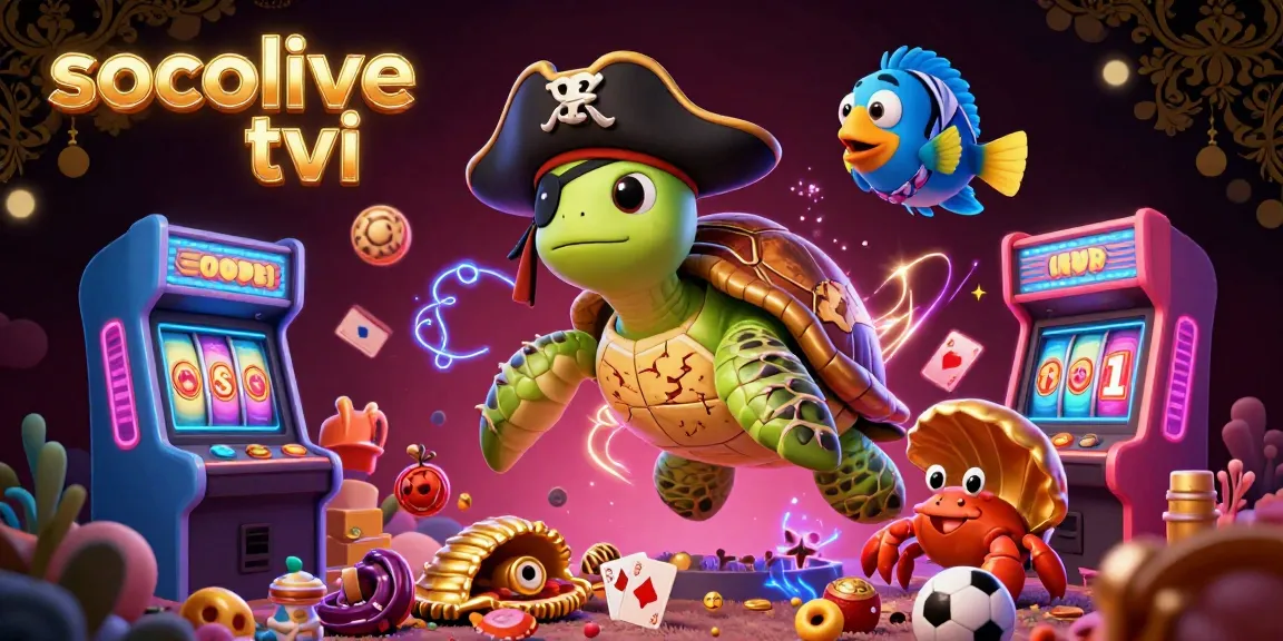 Engage with socolive tivi’s vibrant gambling elements in this dynamic underwater scene.