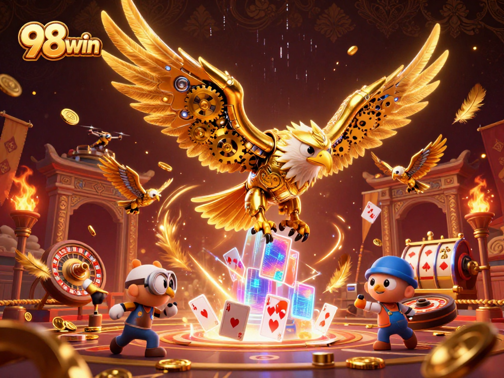 Engage with 98win's thrilling gaming experience featuring dynamic casino elements.