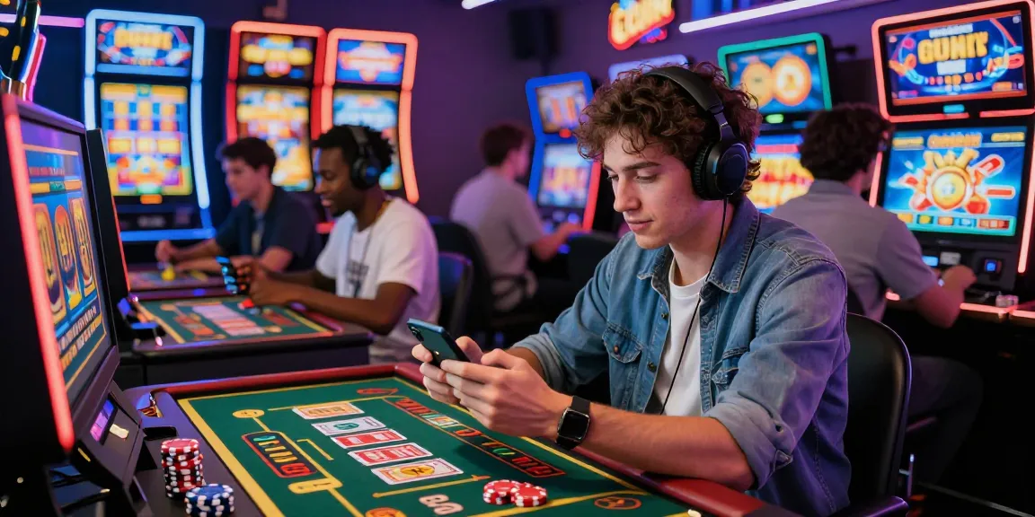 Players enjoying the thrill of a credit card casino experience in a vibrant online environment with engaging graphics.