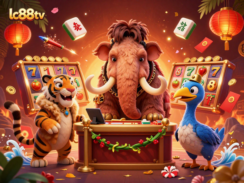 Enjoy thrilling experiences at lc88tv featuring cartoon characters in a lively casino scenario.