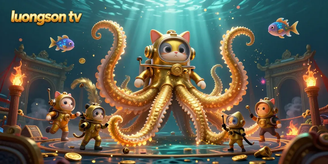 Discover exciting features on luongson tv with a dynamic underwater casino scene.