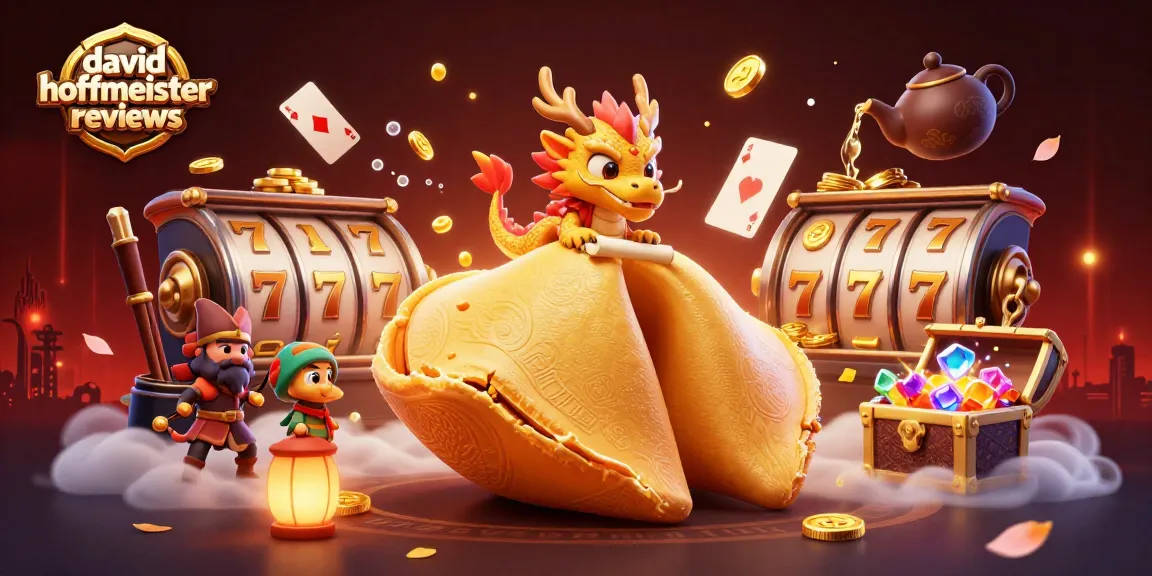 david hoffmeister reviews showcases a vivid casino world with fortune cookies and mystic dragons.