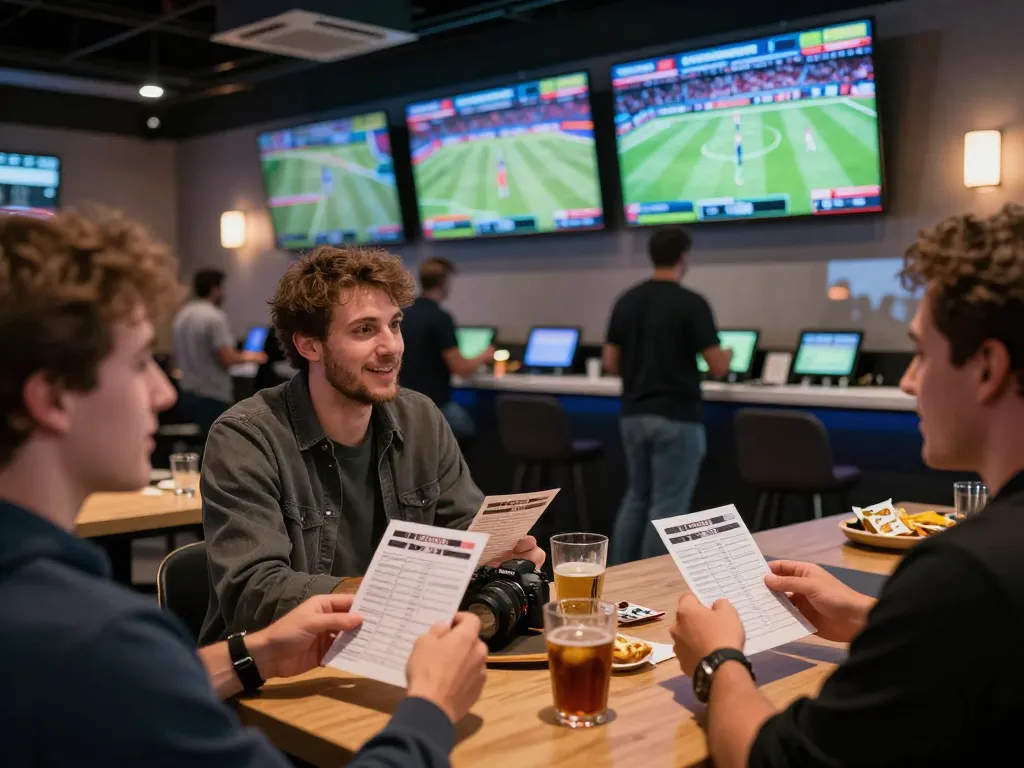 Experience the excitement of sports betting at TOPBET with live games and enthusiastic bettors.