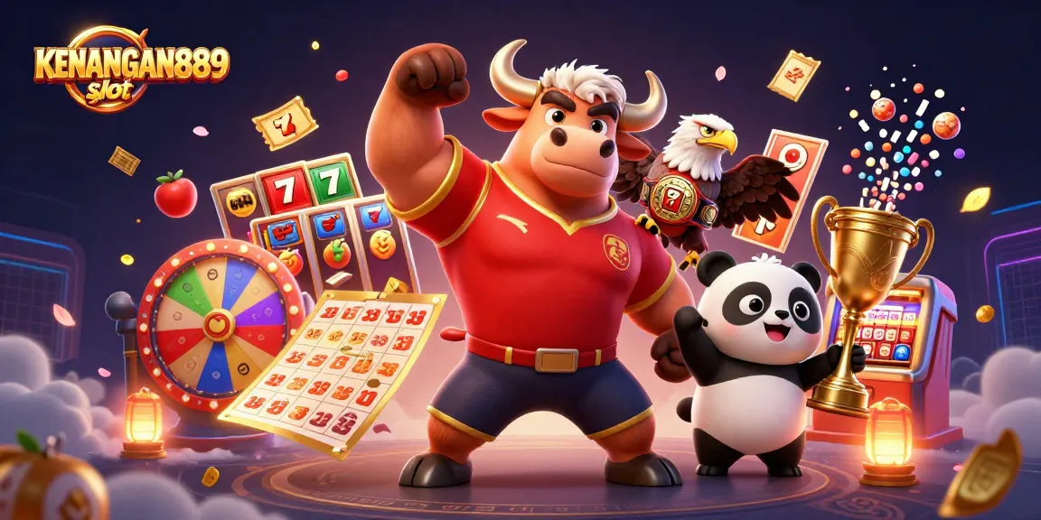 Engage in thrilling gameplay with KENANGAN889 slot, featuring dynamic colorful elements and winning opportunities.