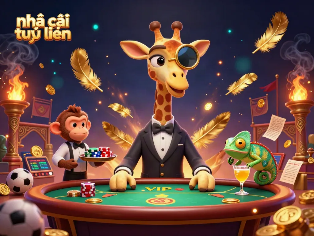 Engage with the vibrant world of nhà cái trực tuyến while exploring thrilling sports betting experiences featuring animated characters.