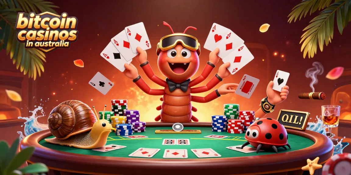 Experience the excitement of bitcoin casinos in Australia with vibrant characters and dynamic gameplay.