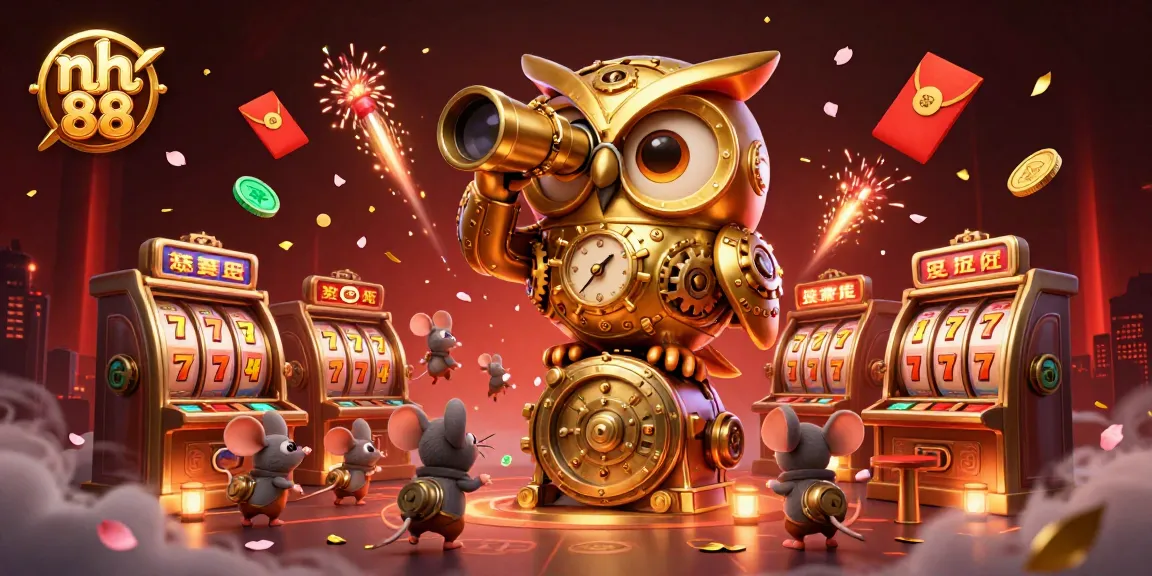 Engage with the lively atmosphere of nh 88, where the golden owl oversees thrilling slot games and vibrant action.