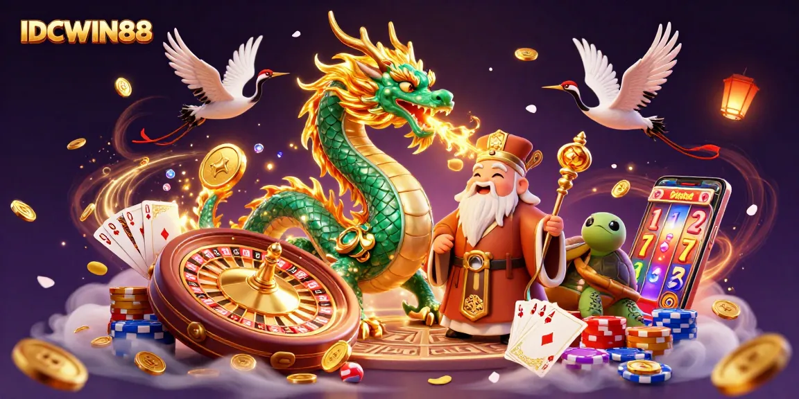 Engage with IDCWIN88 and win big while exploring a mystical casino world filled with treasures.
