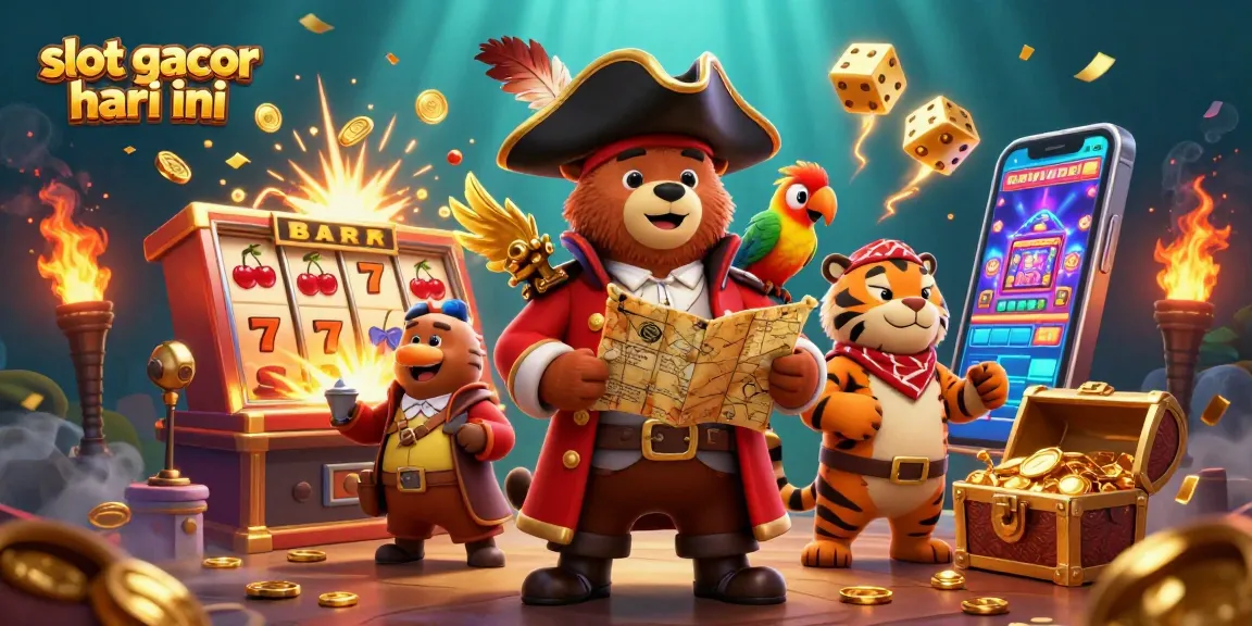 Menang besar di slot gacor hari ini dengan putaran jackpot yang mengesankan dan simbol permainan yang berkilauan.
