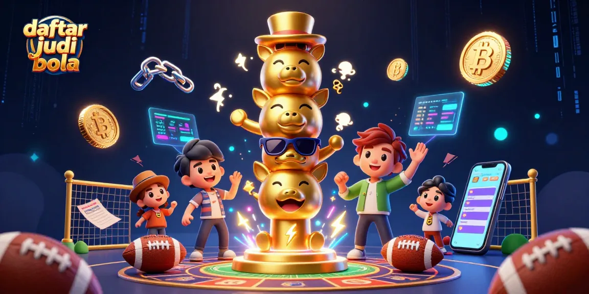 Engage in daftar judi bola with vibrant sports betting elements and exciting digital assets.