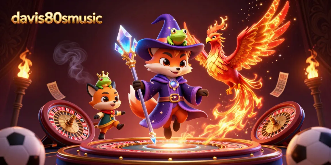 Bet on success with davis80smusic in this enchanting casino scene filled with vibrant elements.