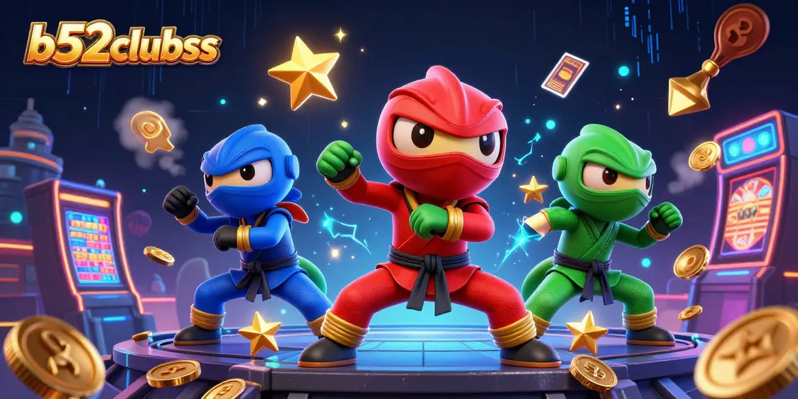 Experience thrilling wins at b52clubss with ninja chameleons amidst dynamic casino elements.