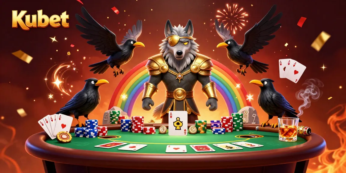Kubet engages players in a vibrant 3D digital casino scene with a Norse-inspired theme, showcasing thrilling gaming elements.