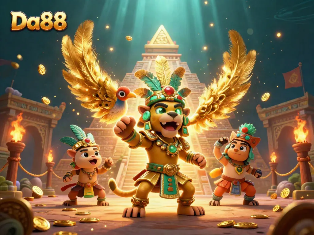 Experience exciting gameplay at Da88 with colorful characters and dynamic casino elements.