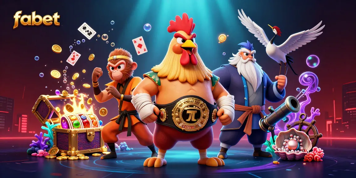 Experience fabet's thrilling world of slots with animated characters and treasure in action.
